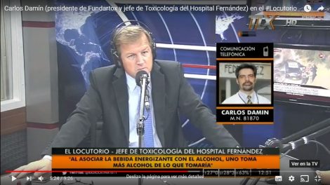 Radio Latina FM 101.1 - Carlos Damín (presidente de Fundartox y jefe de Toxicología del Hospital Fernández) en el #Locutorio