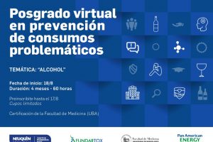 Posgrado virtual en prevención de consumos problematicos