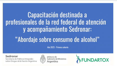 Abordaje sobre consumo de alcohol – Cohortes 2023